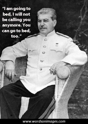 Famous stalin quotes