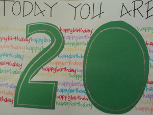 Happy 20th Birthday Wishes Night of my 20th birthday,