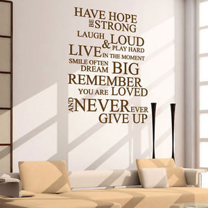 Have-Hope-Never-Give-Up-Art-Wall-Quote-Stickers-Wall-Decals-Words ...