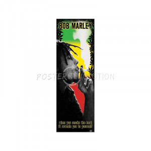 Bob Marley Smoke the Herb Quote Door Music Poster