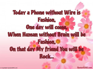 Today a Phone without Wire is Fashion...