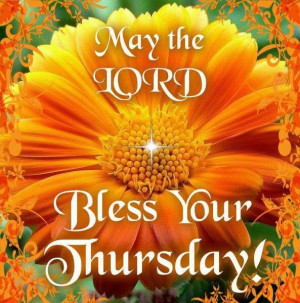 Thursday Blessings!
