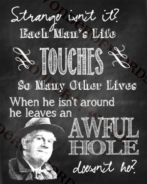 It's a Wonderful Life Clarence Quote by WonderofWords on Etsy, $3.00