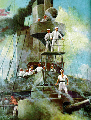 You may fire when you are ready, Gridley.