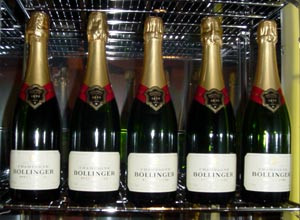 ... displayed neatly within the most famous fridge on television