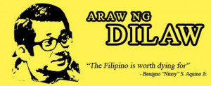 Araw ng Dilaw : A Yellow Day for Ninoy Aquino