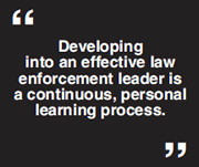 Perspective: Principles of Effective Law Enforcement Leadership