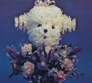 Dog Crafts-Make a Poodle Flower!