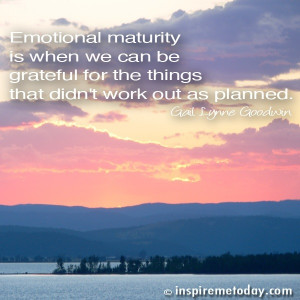 Emotional Maturity Quotes