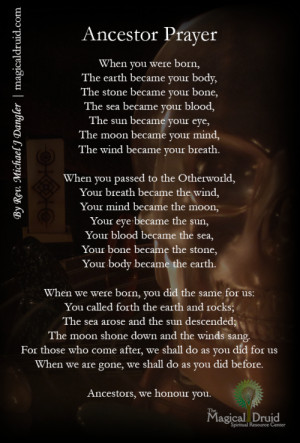 samhain prayer