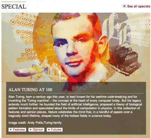 Alan Turing-special in Nature