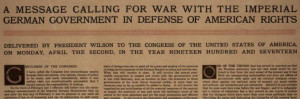 Woodrow Wilson Quotes On World War 1 Woodrow wilson's message