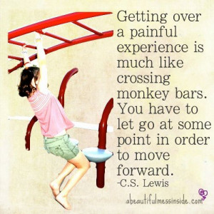 Let go in order to move forward