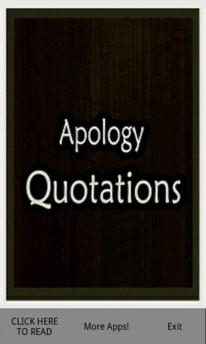 Apology quotes 15