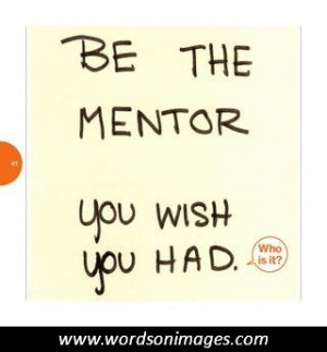 Inspirational Quotes About Mentors