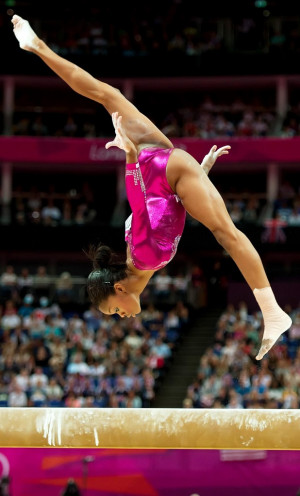 Previous Next US gymnast Gabrielle Douglas wins the Women's Gymnastics ...