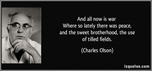 More Charles Olson Quotes