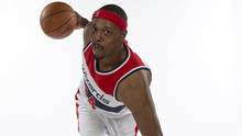 Washington Wizards forward Paul Pierce poses for a photograph during ...