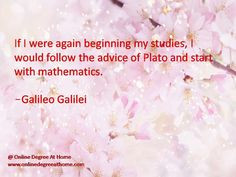 Math Quotes Galileo | ... mathematics. -Galileo Galilei # ...