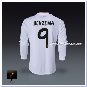 football-fan-shirt-sayings-adidas-font-madrid-flag-benzema-9-long ...