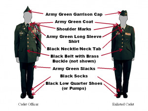 Army JROTC Female Class A Uniform