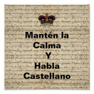 Funny spanish keep calm posters