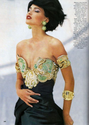 Mary McFadden Couture. This dress is from the early 90's and still so ...