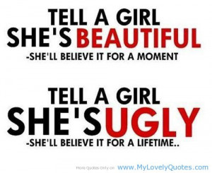 Tell A Girl She’s Beautiful - Beauty Quote