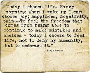 Quote Book #7 - I Choose Life