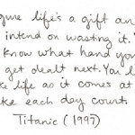 Rose Titanic Quote To the Stars! Titanic Movie Quote Beautiful Little ...