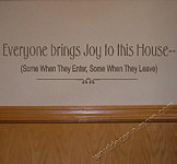 ... Humorous, Removable Vinyl Wall Words & Funny Inspirational Quote