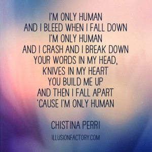 Quotes Lyrics, Lyrics Songs, Heart, Fall Apartment, Christina Perri ...