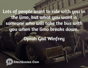 Friendship Quotes - Oprah Gail Winfrey