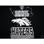Image 1 Oakland Raiders 100% BRONCO HATER Long Sleeve Shirt-2XL