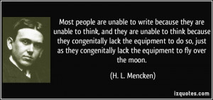 Mencken Quote