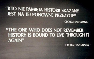 that I took away from my visit to Auschwitz is summed in the quote ...
