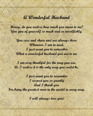 quotes for him on our anniversary Anniversary Poems For Husband ...