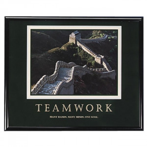 Advantus Teamwork Motivational Poster - 30