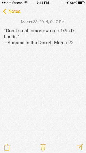 Streams in the Desert