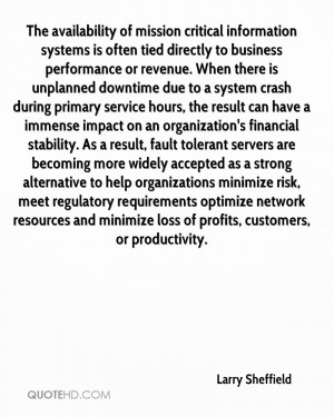 ... financial stability. As a result, fault tolerant servers are becoming
