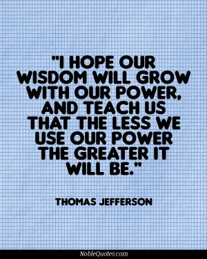 Thomas Jefferson Quotes | http://noblequotes.com/