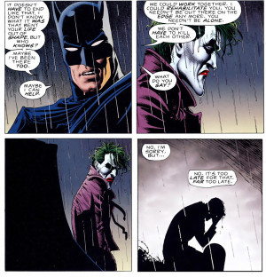... too, late, rehabilitate, batman, alone, cry, The, killing, joke, Comic