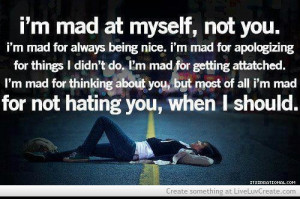 Not Mad at You Quotes