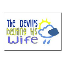 The Devil's Beating His Wife Postcards (Package of for