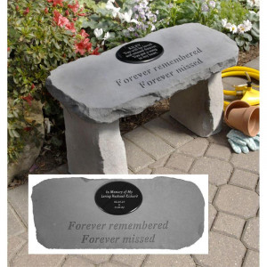 Personalized Outdoor Memorial Plaques For Bench