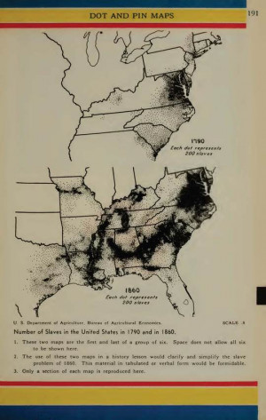 Movement of slaves between 1790 and 1860 (Photo credit: Wikipedia )
