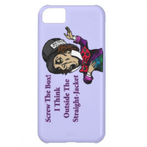 Mad Hatter Funny Motivational Quote Cover For iPhone 5C