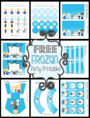 Be sure to get these Free Frozen Party Printables from Homeketeers ...