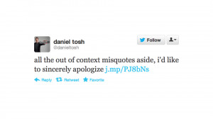 Daniel Tosh Is Sorry He Told a Female Audience Member That She Should ...