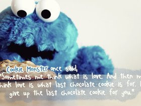Quotes Sayings Cookie Monster...